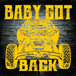 Baby Got Back Side by Side SXS SVG PNG File