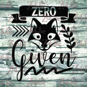 Zero Fox Given PNG SVG File