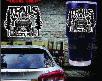 Decal Trails and Whips Excite Me SXS ATV UTV