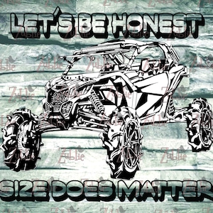 Size Does Matter CanAm SXS utv atv SVG File