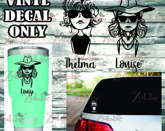 Thelma and Louise Silhouette Decal