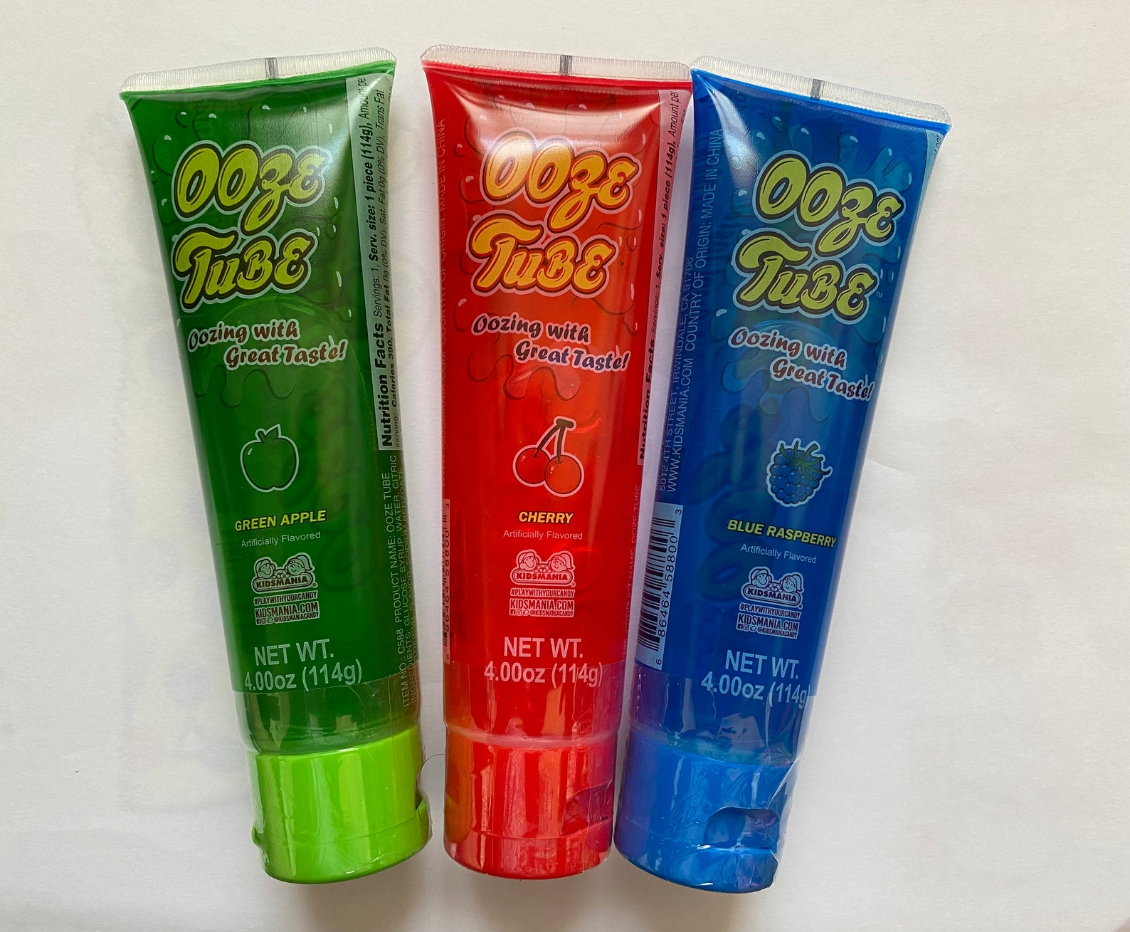 Sour Ooze Tube, Sour Gel Candy, Tiktok Famous Etsy