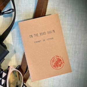 Carnet de voyage à glisser dans ses bagages