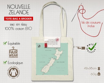 NEW ZEALAND - map to stitch