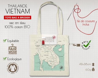 VIETNAM - map to stitch