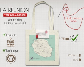 La REUNION - map to stitch