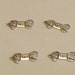 Silver Tone Yarn Charms - 4 PCS
