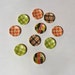 Destash - Plaid buttons - 10 PCS