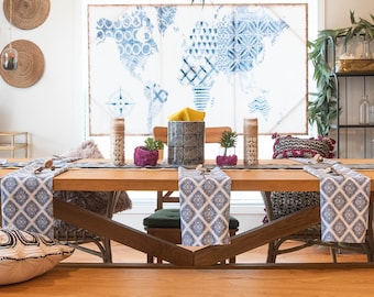 African/Ethnic Dining Room Table Setting