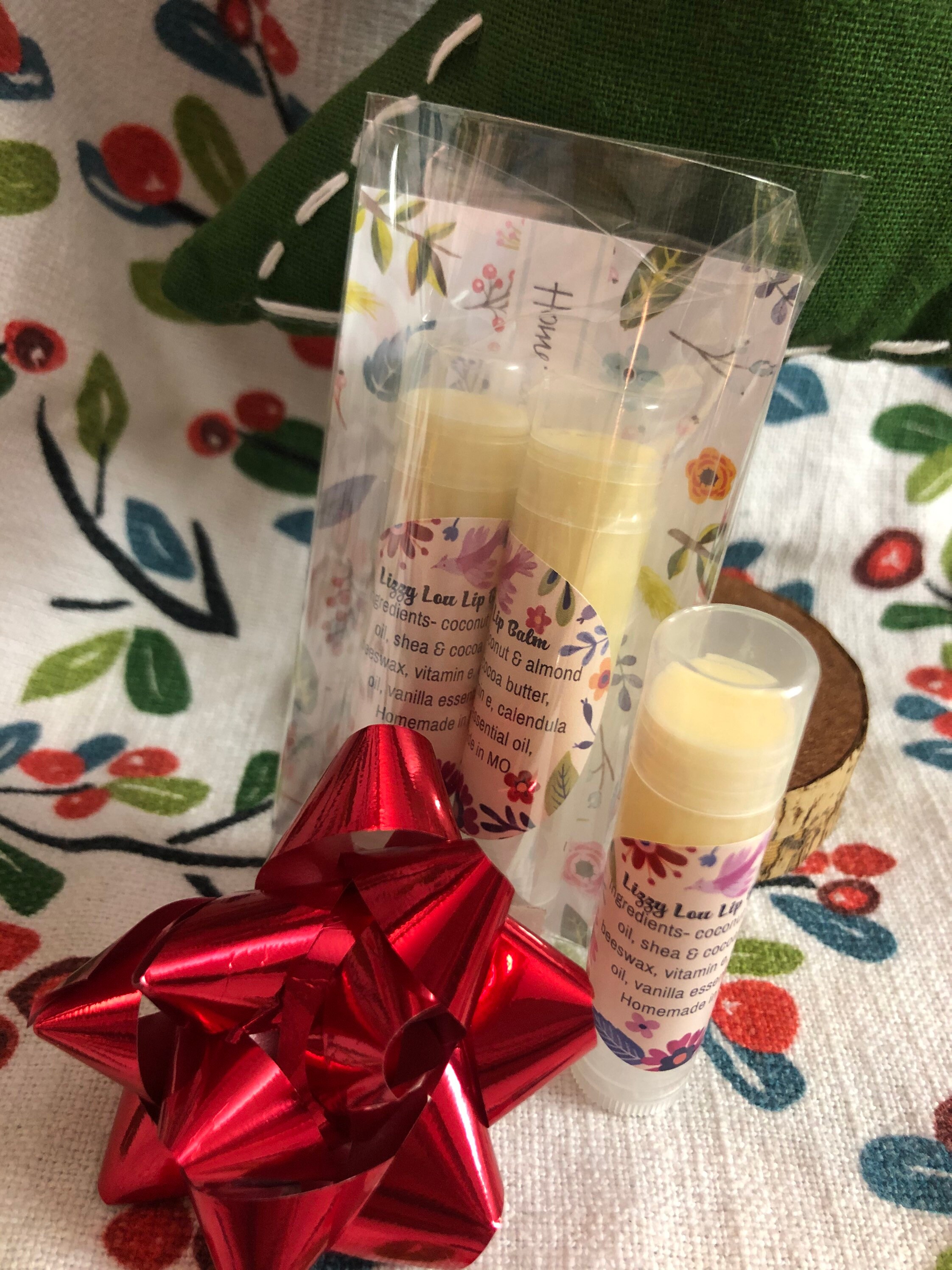 Lizzy Lou Lip Balm quantity Two Lip Balms Two Scents Peppermint