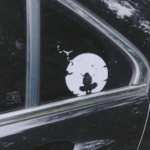 Ninja Moon Decal Sticker