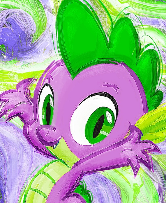 My Little Pony Brazil - Nome: Spike Sobre: É um dragão roxo e