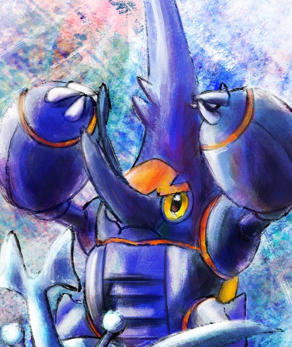 Heracross Pokemon Art Paint By Numbers 