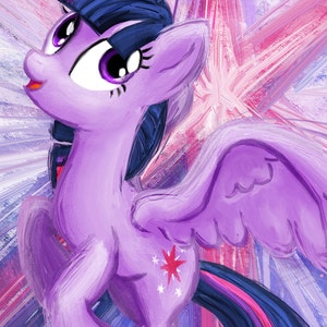 Twilight Sparkle - My Little Pony Friendship is Magic Art Print Poster