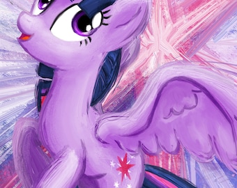 Twilight Sparkle - My Little Pony Friendship is Magic Art Print Poster
