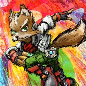 Super Smash Brothers - Fox Mccloud - Star Fox - Fine Art Print - Etsy