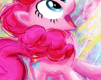 Pinkie Pie - My Little Pony Friendship is Magic Art Print Poster