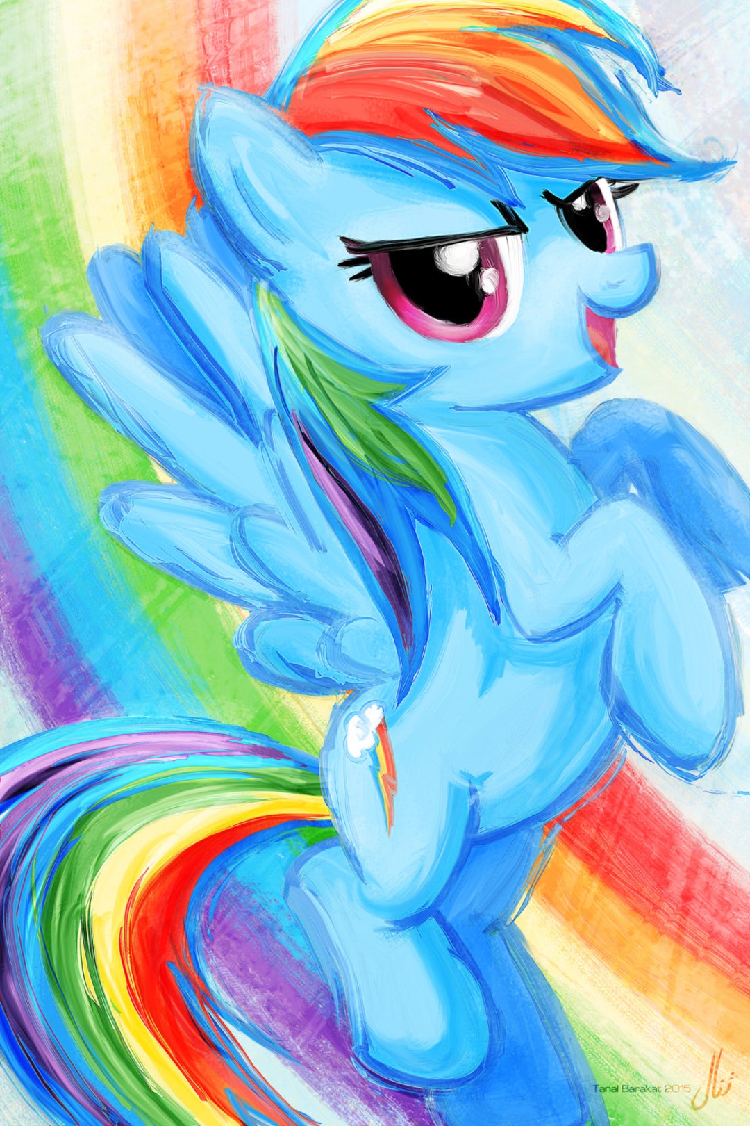 Blue My Little Pony illustration, Rainbow Dash Pinkie Pie