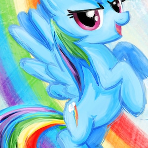 My Little Pony: Rainbow Dash Kids T-Shirt for Sale by pinipy