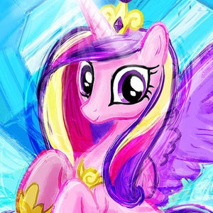Princess Cadence - My Little Pony Friendship is Magic Art Print Poster ...