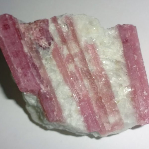 Pink Tourmaline Matrix in Quartz A Grade Cluster Raw Natural Rough Crystal Healing Gemstone Specimen Stone 1pc