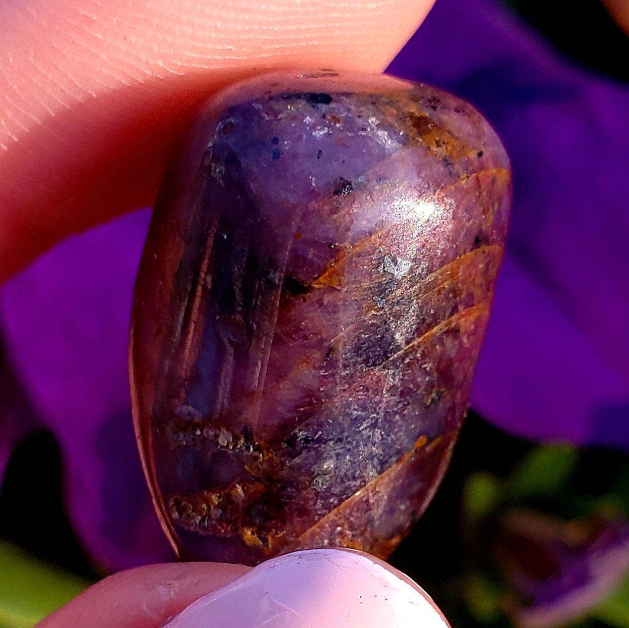 Tumbled Polished Natural Ruby Repidolite For Wicca Reiki Healing Crystal #rr200 