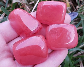 Bracciale Chips Di Quarzo Ciliegia E Pietra Di Luna Elasticizzato