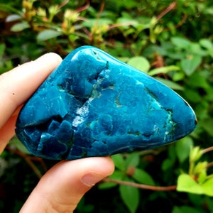 Chrysocolla with Malachite Natural Crystal metaphysical Healing Gemstone polished free formed chakra Specimen - pc#33