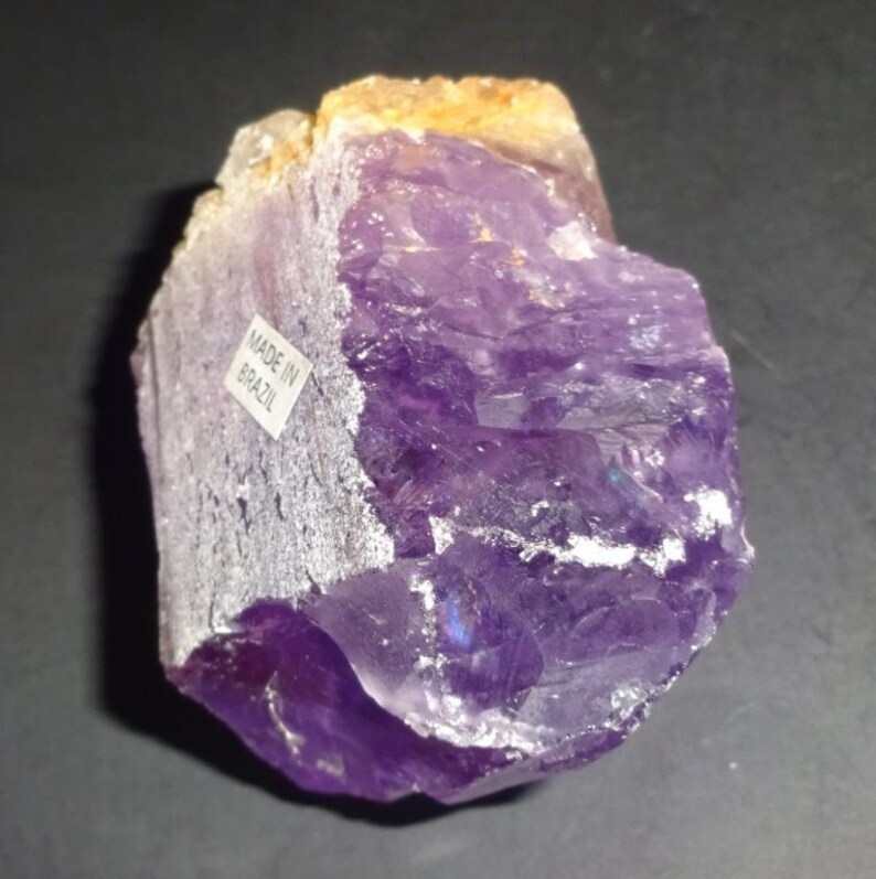 from Brazil polished natural crystal healing gemstone point specimen #4 Amethyst /& Citrine Ametrine