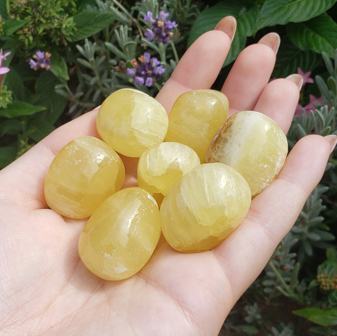 Pineapple Calcite from Turkey A grade natural Tumbled & Etsy
