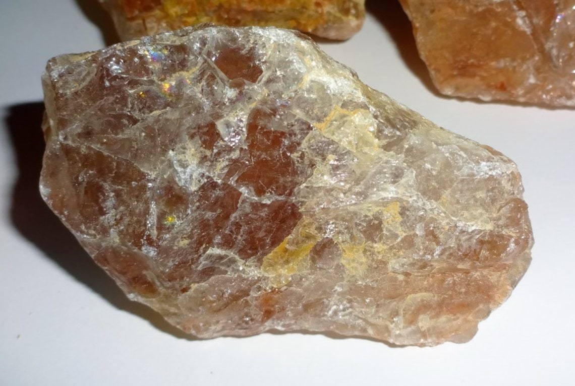 Fire Quartz Hematoid Quartz Large Raw Rough Natural Etsy