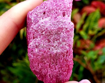 Red Honeycomb Ruby Corundum From Brazil - Raw Rough Free Form