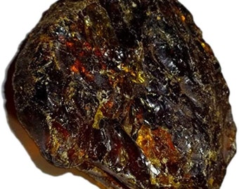 Amber Large - Genuine Petrified fossilized Tree sap from Sumatra, Indonesia Metaphysical Crystal Healing Natural Rough Specimen  Amber - 1pc