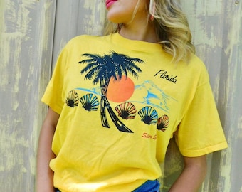 1970s Silver Springs Florida Souvenir Graphic Tee size M