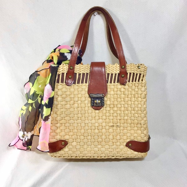 Woven Basket Purse Etsy