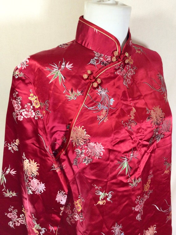 ACEWIN Ruched Side Cheongsam Top (Size S-L) 110303