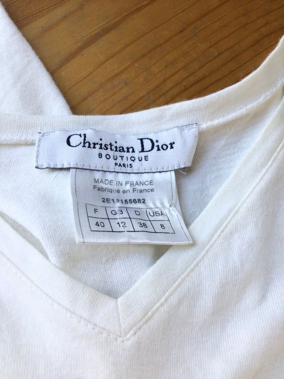 1980s Christian Dior Boutique Paris Rouched Sequi… - image 9