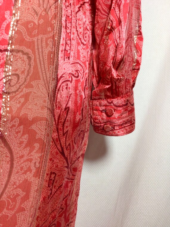 Medium 1960s Adele Simpson Metallic Brocade Coat