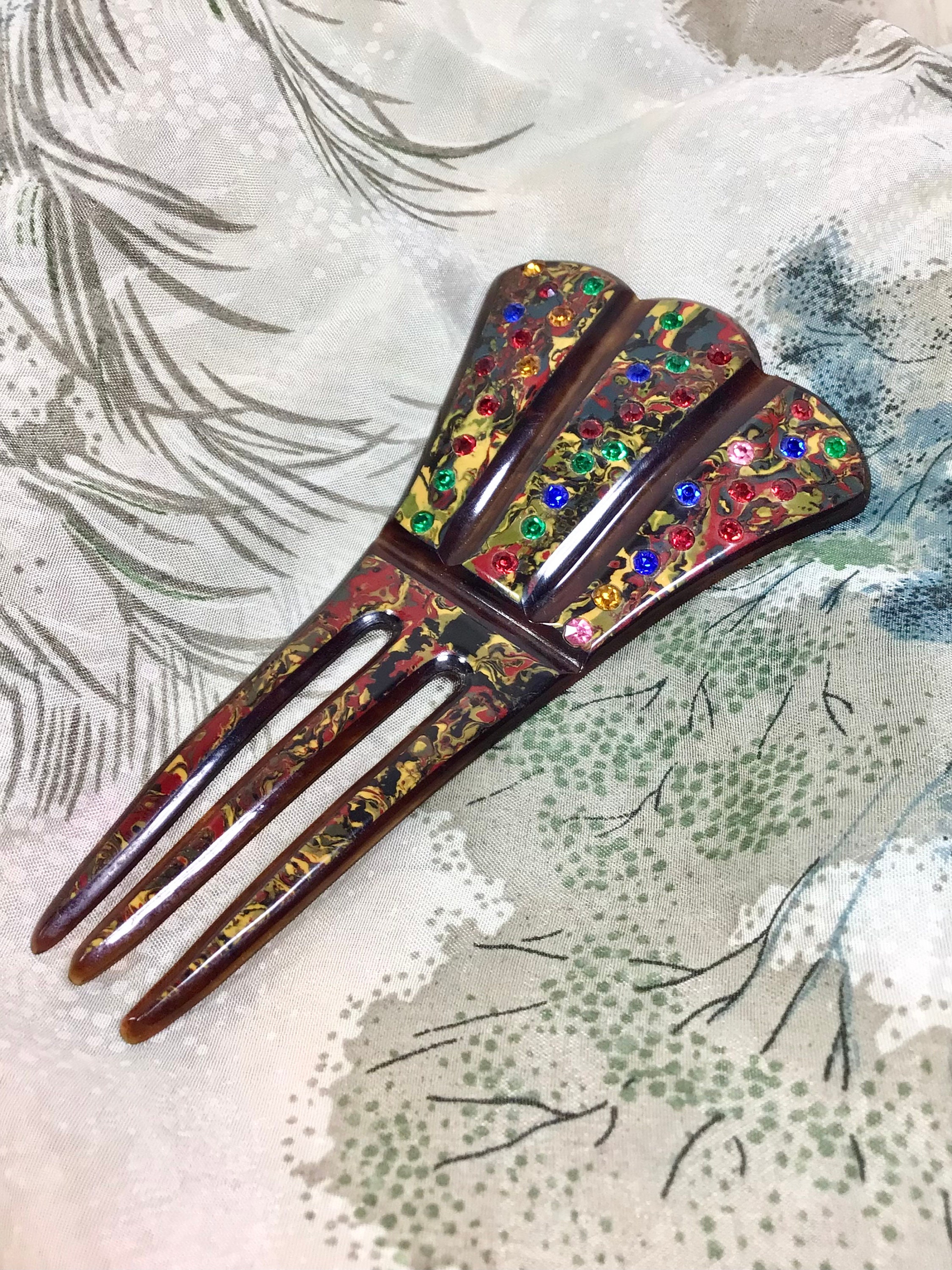 Stretchy Double Hair Comb Clip With Easy Magic Wood Beads Womens Crochet  Hair Clips For Head Ornaments From Wenjingcomeon, $1.36
