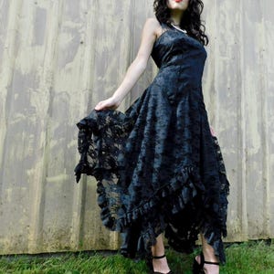 Lace Handkerchief Hem Dress - Etsy