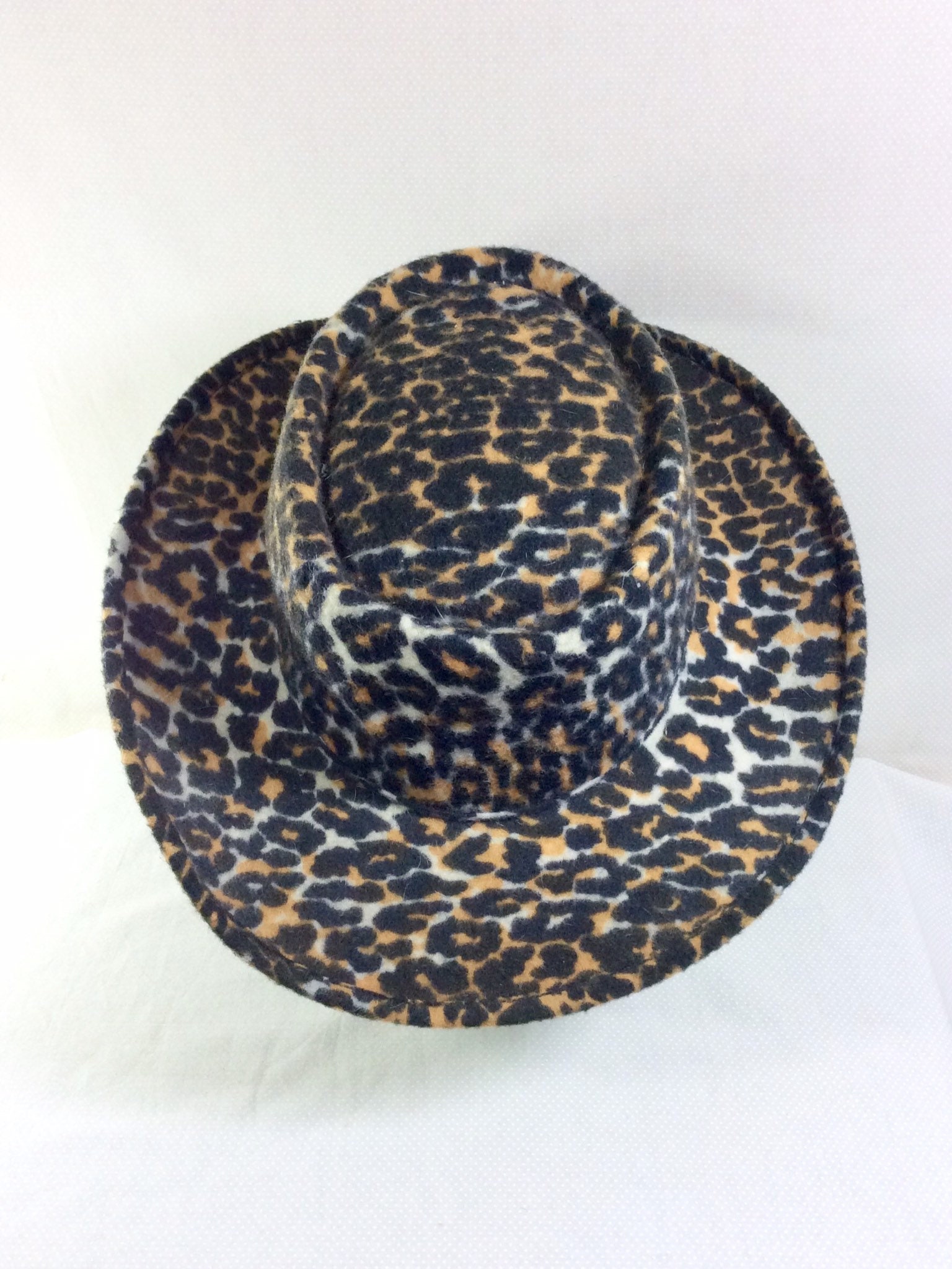 1990s Leopard Print Cowboy Hat by Western Expressions size 7 1/4