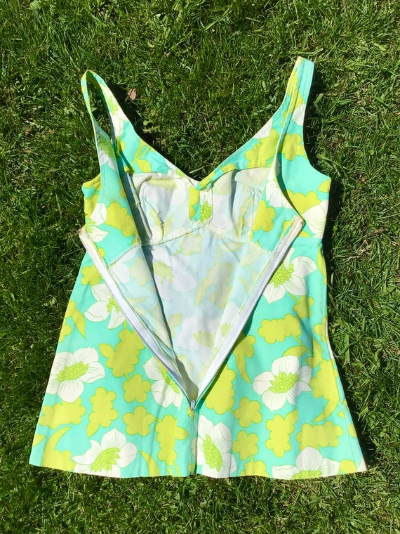 Vintage surf girl tank top