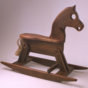 Rocking horse plans wood horse plans full size plans for hobby horse.  Surface Mail.