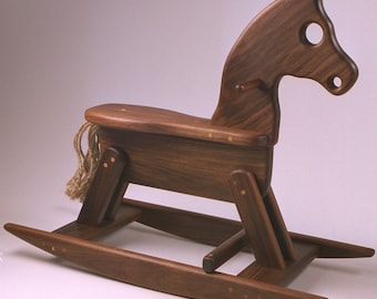Rocking Horse Plans: Full Size Woodworking Pattern