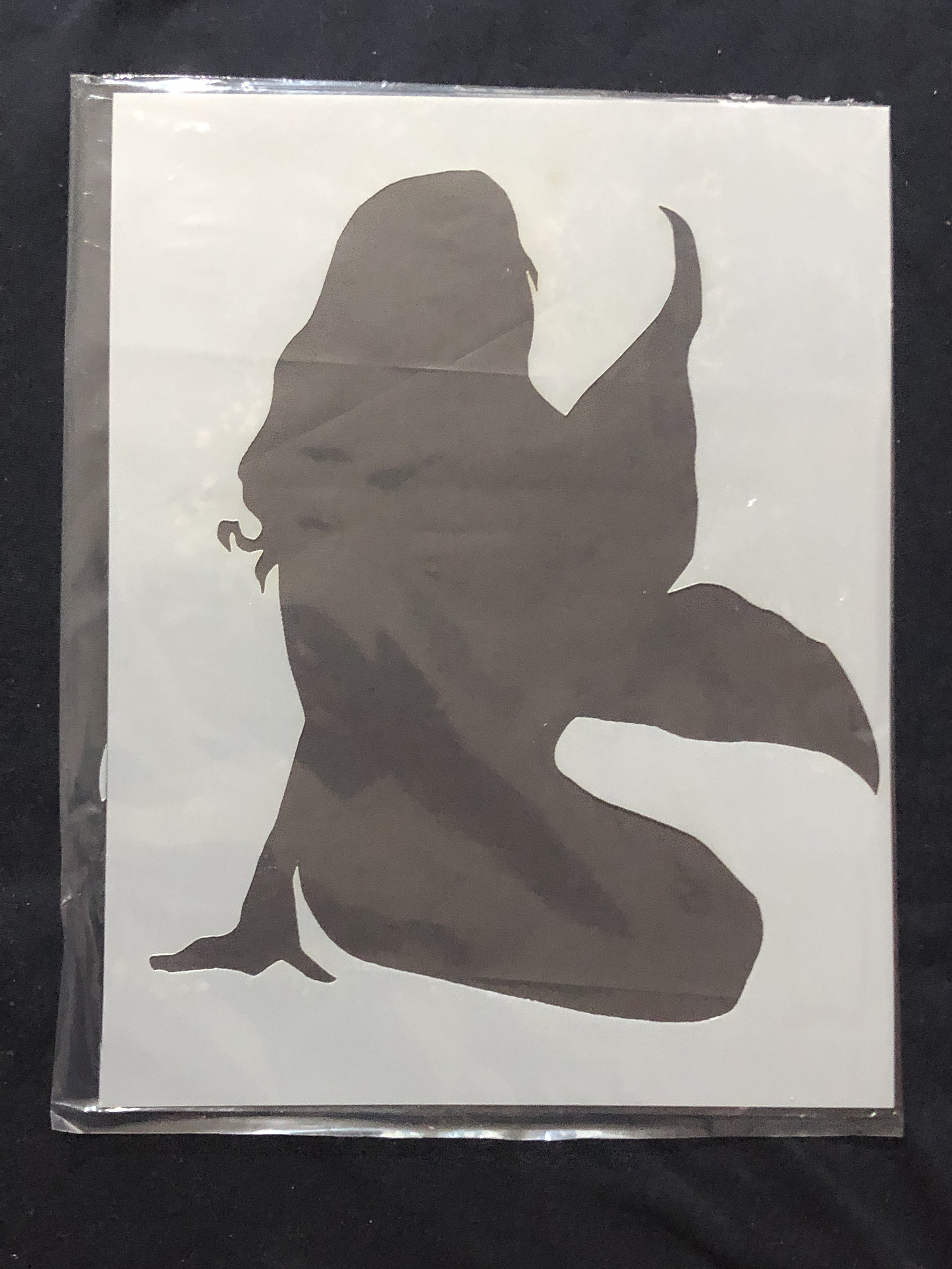 10 Mils Laser Cut Airbrush Stencil Mermaid Pinup Design for Art, Design