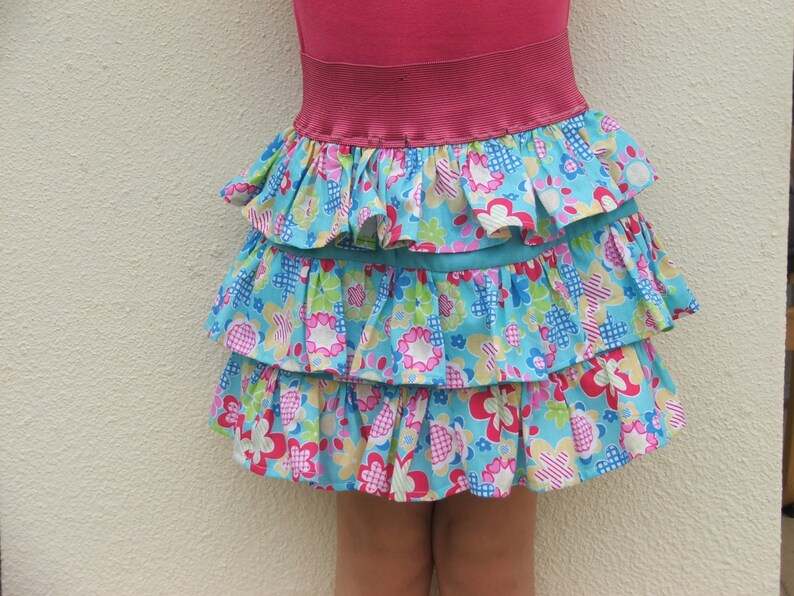 PDF Girls Ruffle Skirt Pattern Girls Skirt Pattern pdf Etsy