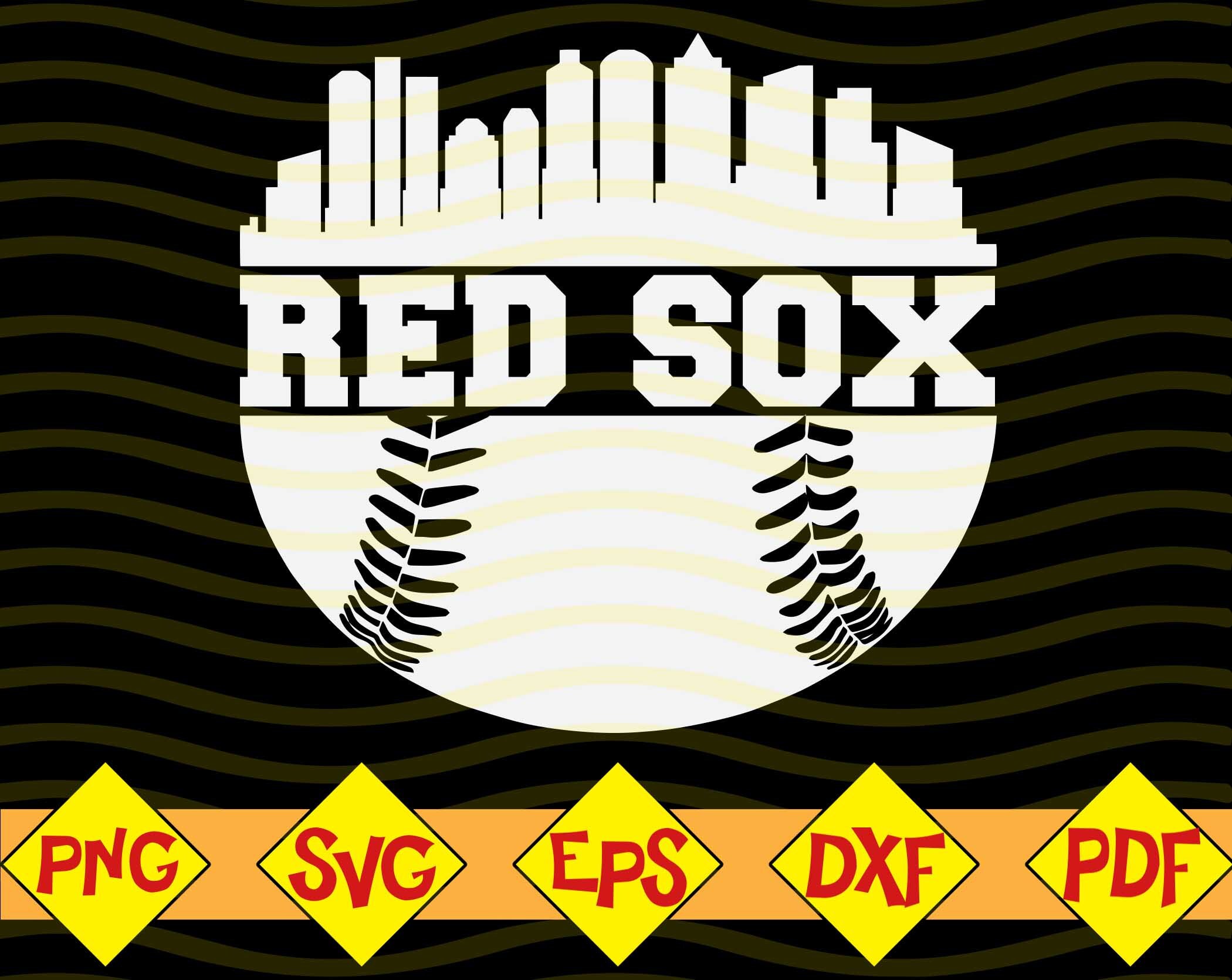 Red Sox Baseball Svg Red Sox Fan Svg Boston Svg Red Sox | Etsy