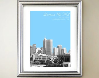 Indianapolis Personalized Cityscape