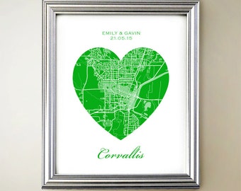 Corvallis Heart Map