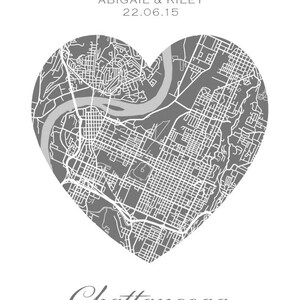 Chattanooga Heart Map image 2